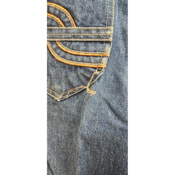 70s 7 long Viceroy jeans, deadstock, high waisted, high rise Size 32 L - Picture 8 of 12